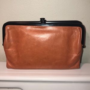 Hobo Glory Wallet in tangerine color